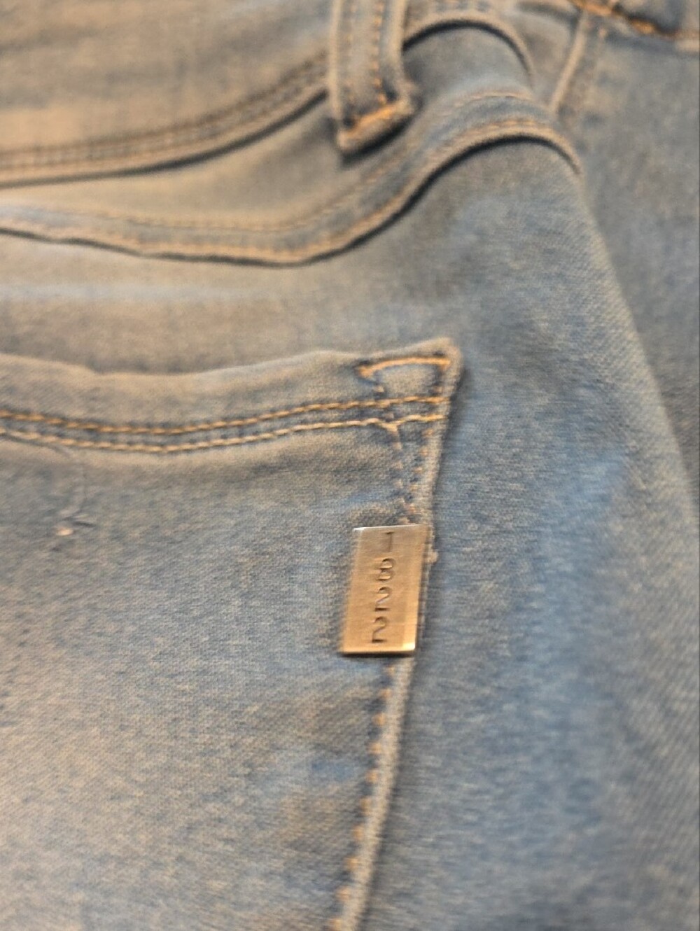 1822 Denim Light Blue Women's Skinny Jeans - Picture 4 of 5